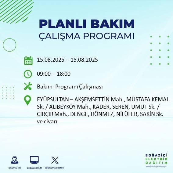 Saatler sonra başlayacak: İstanbul'un 21 ilçesinde elektrik kesintileri yaşanacak 26